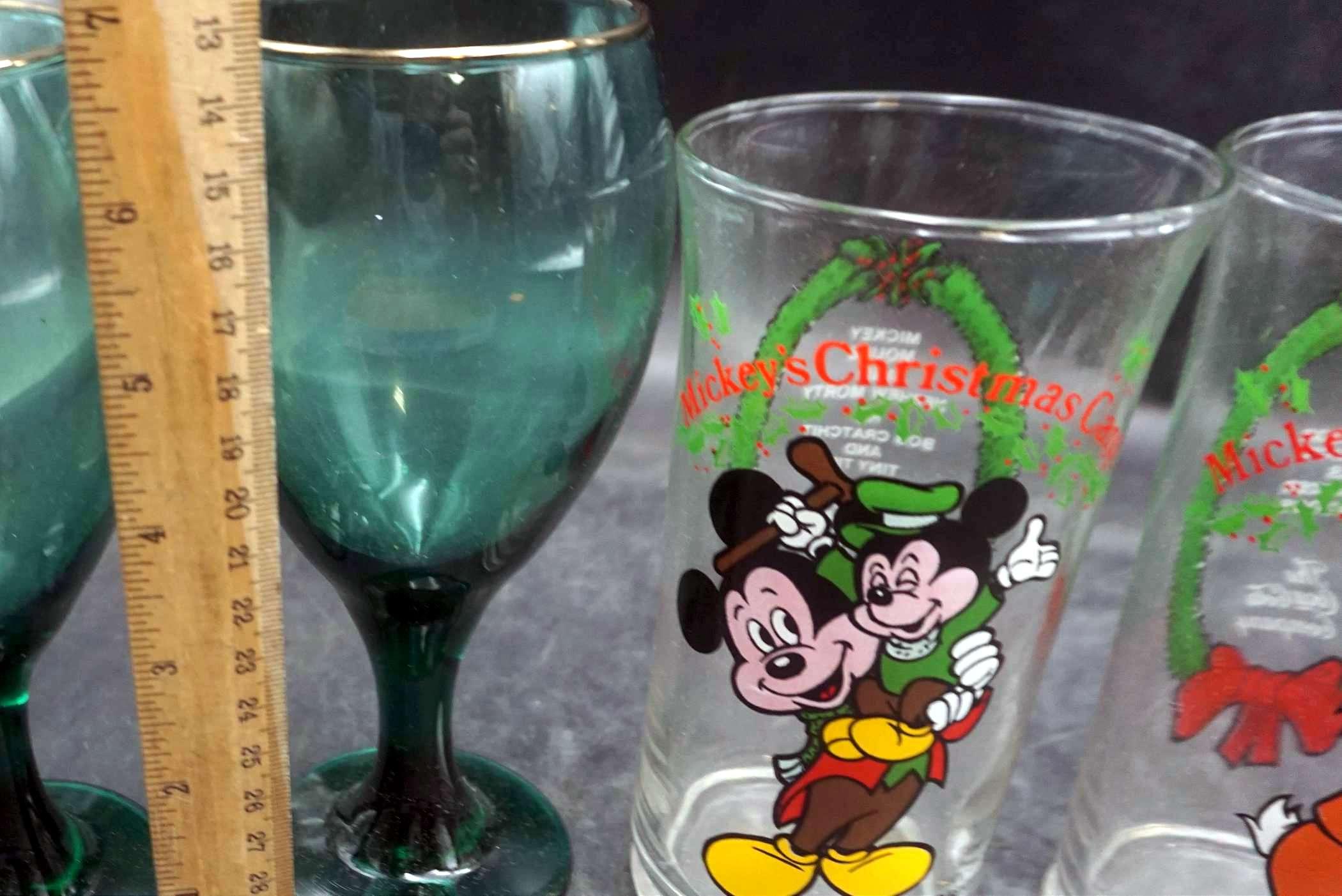 Mickey'S Christmas Glasses, Stemmed Glasses, Shot Glasses & Frosted Glass