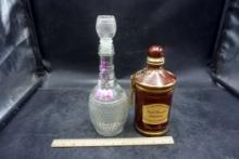 Spirit Vini Vitis Paul Masson Brandy & Glass Liquor Decanter