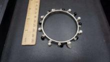 Sterling Silver W/ Beads Bracelet