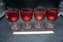 4 - Glass Goblets