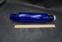 Blue Glass Rolling Pin