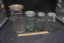 4 - Glass Jars & Canisters