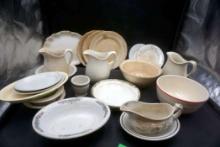 Plates, Pitcher, Bowls (One Is Kimball, S.D.)
