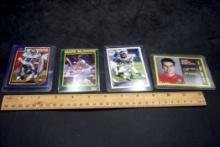 4 Sports/Racing Cards - Smith, Mcgwire, Peterson & Gordon