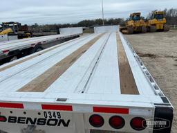 2023 Transcraft Benson 53ft FLDPBAL All Aluminum Spread Axle T/A Step Deck Trailer [YARD 1]