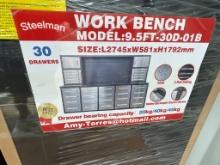 New 30 Drawer Stainless Work Bench