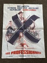 The Professionals 1960's French Grande Movie Poster
