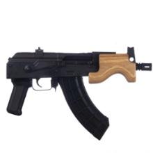 Century Arms Romanian Micro Draco Stamped AK-47 Pistol - Black | 7.62x39 | 6" Barrel | Wood