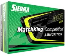 Sierra A220001 MatchKing Competition 308 Win 168 gr Sierra MatchKing BTHP SMBTHP 20 Box