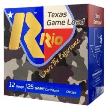Rio Ammunition TGHV3675 Texas Game Load High Velocity 12 Gauge 2.75 1 14 oz 7.5 Shot 25 Per Box