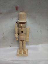 QTY 1 Wooden Figurine ~8in