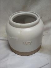 Coffee canister, no lid, MSRP 18.99