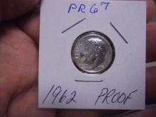1962 Silver Proof Roosevelt Dime
