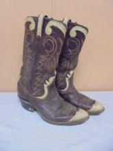 Vintage Pair of Leather Cowboy Boots