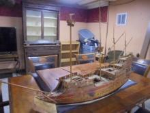 Antique Hand Built Pirates Ship