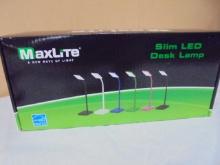 Brand New Black Maxlite Slim LED Desk Lamo