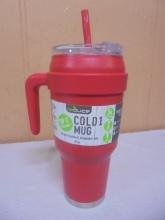 Reduce 40oz Stainless Steel Cold 1 Mug w/ 3-in-1 Lid