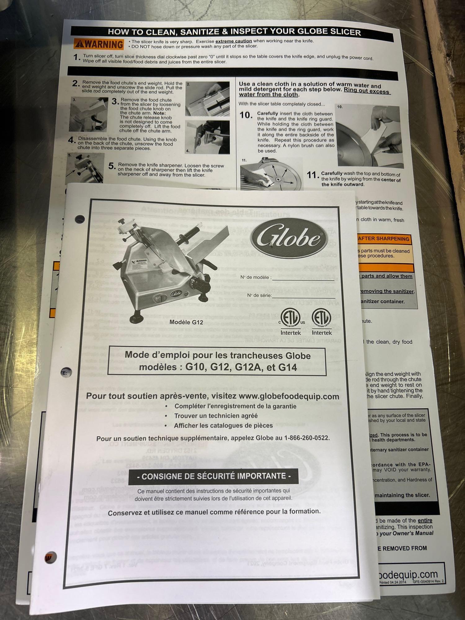 New Globe G12 Manual Slicer