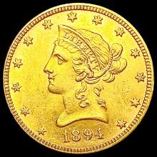 1894 $10 Gold Eagle UNCIRCULATED
