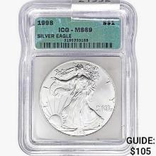 1998 Silver Eagle ICG MS69