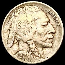 1917-D Buffalo Nickel CLOSELY UNCIRCULATED