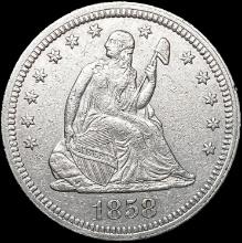 1858 Seated Liberty Quarter UNCIRCULATED