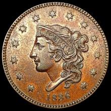 1836 Braided Hair Large Cent CLOSELY UNCIRCULATED