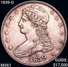 1839-O Capped Bust Half Dollar UNCIRCULATED