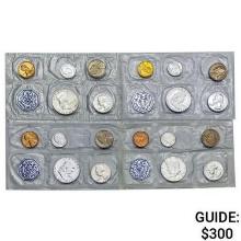 1960-1964 US Proof Sets [20 Coins]