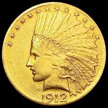 1912 $10 Gold Eagle CHOICE AU