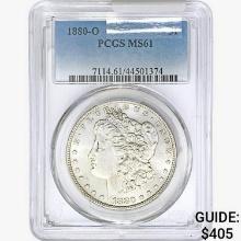 1880-O Morgan Silver Dollar PCGS MS61
