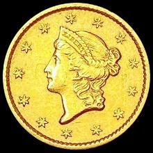 1852 Rare Gold Dollar CHOICE AU