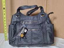 Roma Leather Concealment Purse Handbag