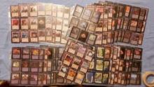 Album of 700+ 1990s Middile Earth Collectible Card Game Cards with Lidless Eye Backs