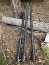 (3) Aluminum Pole Light Poles (Local Pick Up Only)