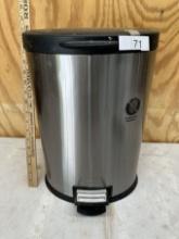 Approx 17 Inch Tall Foot Lifting Lid Trash Can