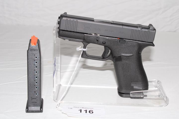 New Glock "43X" MOS Optic Ready 9mm Pistol w/2- 10 Rd. Magazines