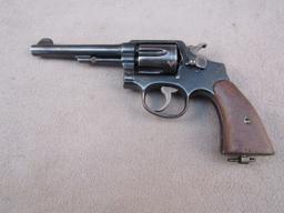 handgun: S&W Model Victory, Revolver, .38S&W, 6 shot, 5" barrel, S#500675
