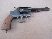 handgun: S&W Model Victory, Revolver, .38S&W, 6 shot, 5" barrel, S#500675