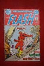FLASH #221 | DEATH-TREAT ON TITAN! | NICK CARDY - 1973 | *SOLID - A FEW ISSUES - SEE PICS*