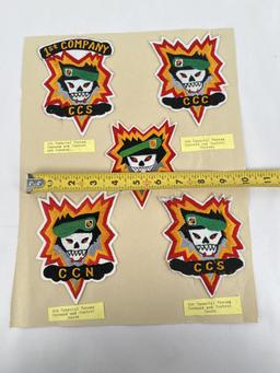 Vietnam War 5th Special Forces Patches