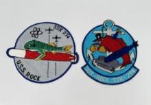 US Navy Submarine USS Rock Patches