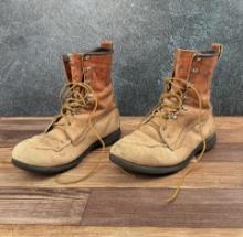 Vintage Mason Moc Toe Leather Work Boots