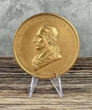 1841 John Tyler Indian Peace Medal