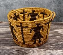Papago Native American Indian Cross Basket