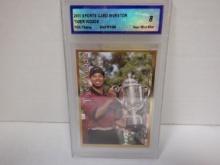 2001 SPORTS CARD INVESTOR TIGER WOODS PGA CHAMP RC CTA 8