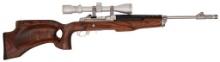 *Ruger Mini 14 Nickle Plated With Thumbhole Stock