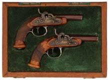 Pair Of John Adam Kuchenreuter Pocket Pistols