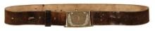 Oringinal Buff Leather Pattern 1851 Officers Belt And Buckle