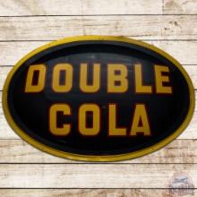 NOS 1952 Double Cola 54" SS Tin Bubble Sign